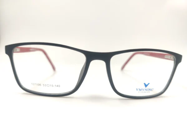 BLACK MATTE FULL RIM SPRING RECTANGLE